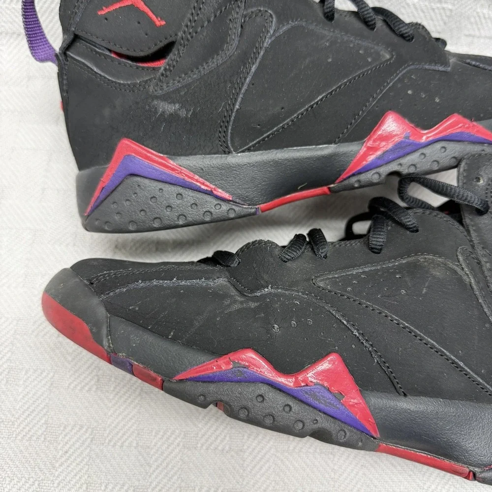 Nike Air Jordan 7‎ Retro Raptors GS Kids 5.5y Black Basketball 304774-018